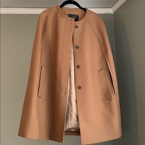 J.Crew camel wool cape